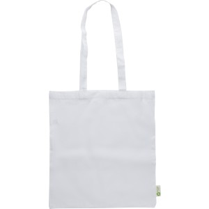 Recycled cotton shopping bag (120 gsm) Elara, White (Shopping bags)