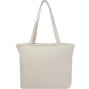 Weekender 500 g/m2 recycled tote bag, Oatmeal (Shopping bags)