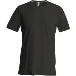 SHORT-SLEEVED CREW NECK T-SHIRT, Black (KA356BL)