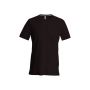 SHORT-SLEEVED CREW NECK T-SHIRT, Chocolate