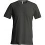 SHORT-SLEEVED CREW NECK T-SHIRT, Dark Khaki