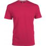 SHORT-SLEEVED CREW NECK T-SHIRT, Fuchsia