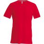 SHORT-SLEEVED CREW NECK T-SHIRT, Red