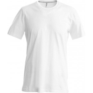 SHORT-SLEEVED CREW NECK T-SHIRT, White (T-shirt, 90-100% cotton)