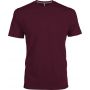 SHORT-SLEEVED CREW NECK T-SHIRT, Wine