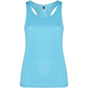 Shura women's sports vest, Turquois (T-shirt, mixed fiber, synthetic)