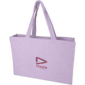 Siam GRS recycled terry beach tote bag 13L, Lilac (Strandtaschen)