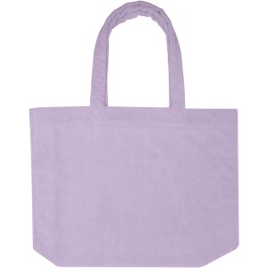 Siam GRS recycled terry beach tote bag 13L, Lilac (Strandtaschen)