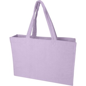 Siam GRS recycled terry beach tote bag 13L, Lilac (Strandtaschen)