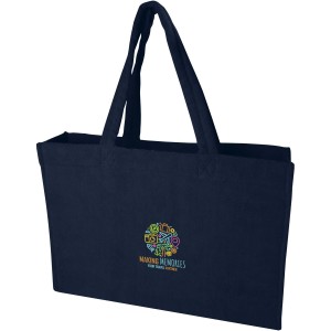 Siam GRS recycled terry beach tote bag 13L, Navy (Strandtaschen)