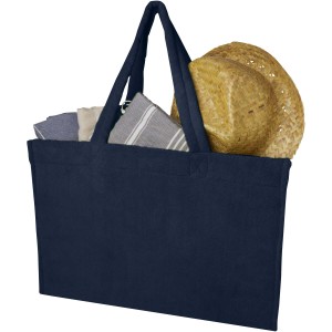 Siam GRS recycled terry beach tote bag 13L, Navy (Strandtaschen)