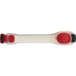 Silicone arm strap with two LEDS, red (3283-08)