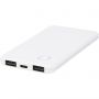 Slender 4000 mAh slim dual power bank, White