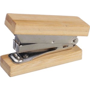 Small bamboo stapler Gordon, brown (Office desk equipment)