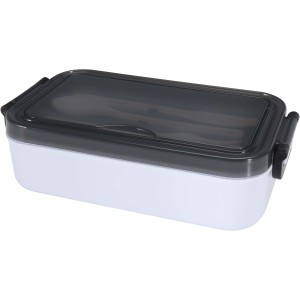 Snappy lunch box and cutlery set, White <font size=1>[ENG]</font>