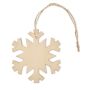 Snowflake Tree hanger, Wood