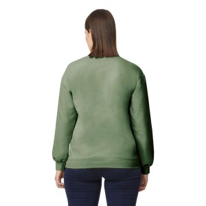 SOFTSTYLE MIDWEIGHT FLEECE ADULT CREWNECK, Military Green (Pullovers)