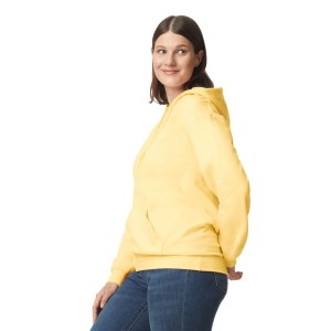 SOFTSTYLE MIDWEIGHT FLEECE ADULT HOODIE, Yellow Haze (Pullovers)