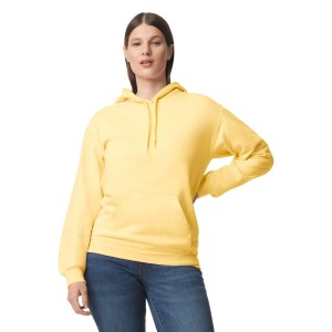 SOFTSTYLE MIDWEIGHT FLEECE ADULT HOODIE, Yellow Haze (Pullovers)