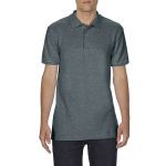 SOFTSTYLE<SUP><sup>®</sup></SUP> ADULT DOUBLE PIQU POLO, Dark Heather <font size=1>[ENG]</font> (GI64800DH)