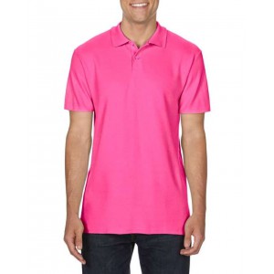 SOFTSTYLE<SUP>(r)</SUP> ADULT DOUBLE PIQU POLO, Heliconia (Polo shirt, 90-100% cotton)