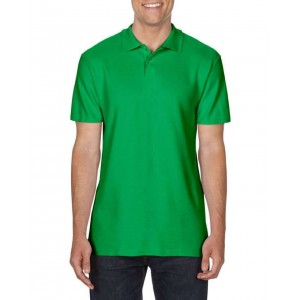 SOFTSTYLE(r) ADULT DOUBLE PIQU POLO, Irish Green (Polo shirt, 90-100% cotton)