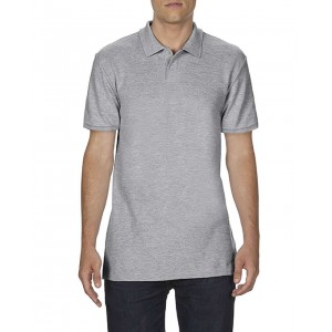 SOFTSTYLE<SUP>(r)</SUP> ADULT DOUBLE PIQU POLO, RS Sport Grey (Polo shirt, 90-100% cotton)