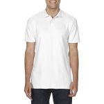 SOFTSTYLE<sup>®</sup> ADULT DOUBLE PIQUÉ POLO, White (GI64800WH)