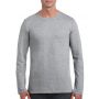 SOFTSTYLE<SUP>(r)</SUP> ADULT LONG SLEEVE T-SHIRT, RS Sport Grey