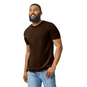 SOFTSTYLE(r) ADULT T-SHIRT, Dark Chocolate (T-shirt, 90-100% cotton)