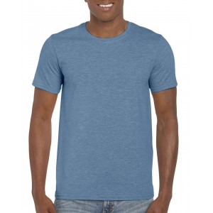 SOFTSTYLE(r) ADULT T-SHIRT, Heather Indigo (T-shirt, mixed fiber, synthetic)