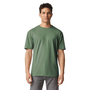 SOFTSTYLE(r) ADULT T-SHIRT, Heather Military Green (T-shirt, mixed fiber, synthetic)