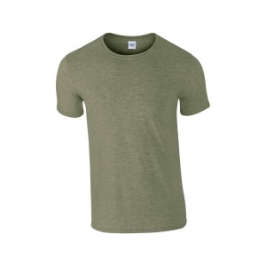 SOFTSTYLE(r) ADULT T-SHIRT, Heather Military Green (T-shirt, mixed fiber, synthetic)