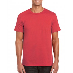 SOFTSTYLE(r) ADULT T-SHIRT, Heather Red (T-shirt, mixed fiber, synthetic)