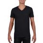 SOFTSTYLE(r) ADULT V-NECK T-SHIRT, Black