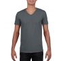 SOFTSTYLE<SUP>(r)</SUP> ADULT V-NECK T-SHIRT, Charcoal