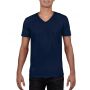 SOFTSTYLE<SUP>(r)</SUP> ADULT V-NECK T-SHIRT, Navy