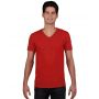 SOFTSTYLE<SUP>(r)</SUP> ADULT V-NECK T-SHIRT, Red