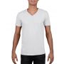 SOFTSTYLE(r) ADULT V-NECK T-SHIRT, White