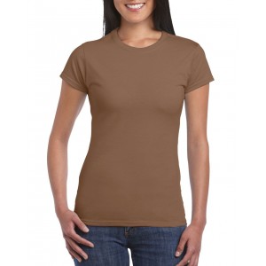 SOFTSTYLE(r) LADIES' T-SHIRT, Chestnut (T-shirt, 90-100% cotton)