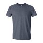 SOFTSTYLE(r) LADIES' T-SHIRT, Heather Navy