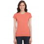 SOFTSTYLE<SUP>(r)</SUP> LADIES' T-SHIRT, Heather Orange