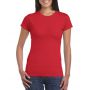 SOFTSTYLE<SUP>(r)</SUP> LADIES' T-SHIRT, Red