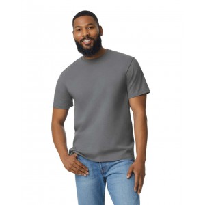 SOFTSTYLE(r) MIDWEIGHT ADULT T-SHIRT, Charcoal (T-shirt, 90-100% cotton)