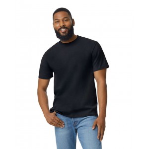 SOFTSTYLE(r) MIDWEIGHT ADULT T-SHIRT, Pitch Black (T-shirt, 90-100% cotton)