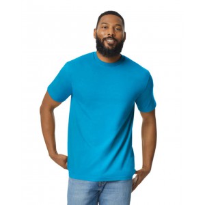 SOFTSTYLE(r) MIDWEIGHT ADULT T-SHIRT, Sapphire (T-shirt, 90-100% cotton)