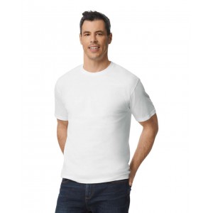 SOFTSTYLE(r) MIDWEIGHT ADULT T-SHIRT, White (T-shirt, 90-100% cotton)