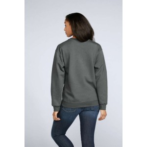 SOFTSTYLE(r) MIDWEIGHT FLEECE ADULT CREWNECK, Charcoal (Pullovers)