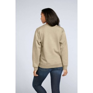 SOFTSTYLE(r) MIDWEIGHT FLEECE ADULT CREWNECK, Sand (Pullovers)