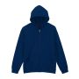 SOFTSTYLE(r) MIDWEIGHT FLEECE ADULT FULL ZIP HOODED SWEATSHIRT, Navy